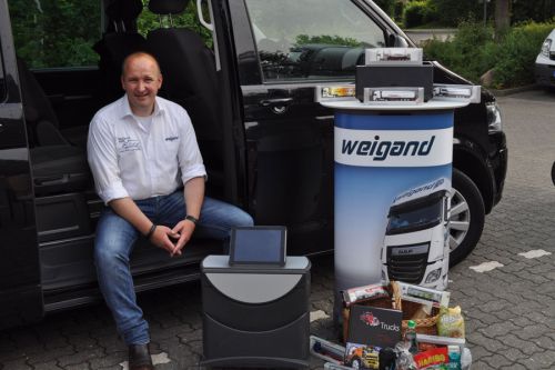 Im Gespräch mit Stefan Weigand ging es um die Bedeutung des LKW für unser tägliches Leben.