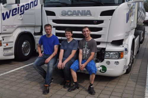 v.l. Janko Beckmann, Alexander Meyer und Peter Möhlmann