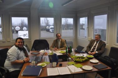 v.l. Christian Kulla QM Berater, Alexander Lohrai Auditor ISO9001 u. Joachim Schulz Auditor GMP und HACCP