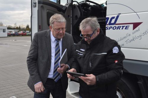 Rezertifizierung bei der Firma Weigand-Transporte