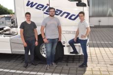 Neuen Auszubildende bei Weigand-Transporte 2017