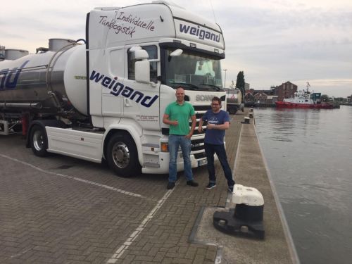 Disponent Henning auf Tour mit BKF Tobias Neuendorf
