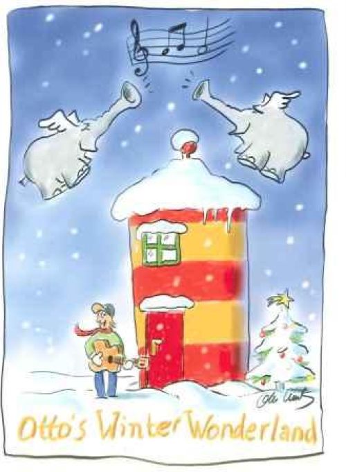 Weihnachtsgrüße der Firma Weigand-Transporte