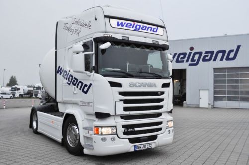 Neuer LKW der Firma Weigand-Transporte