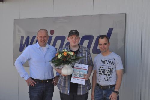 v.l. Stefan Weigand, Marco Vorwerk und Karsten Weigand
