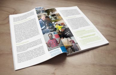 Artikel mit den Erfahrungen von Weigand-Transporte im Kundenmagazin Knopfdruck des Softwarehauses Modulon